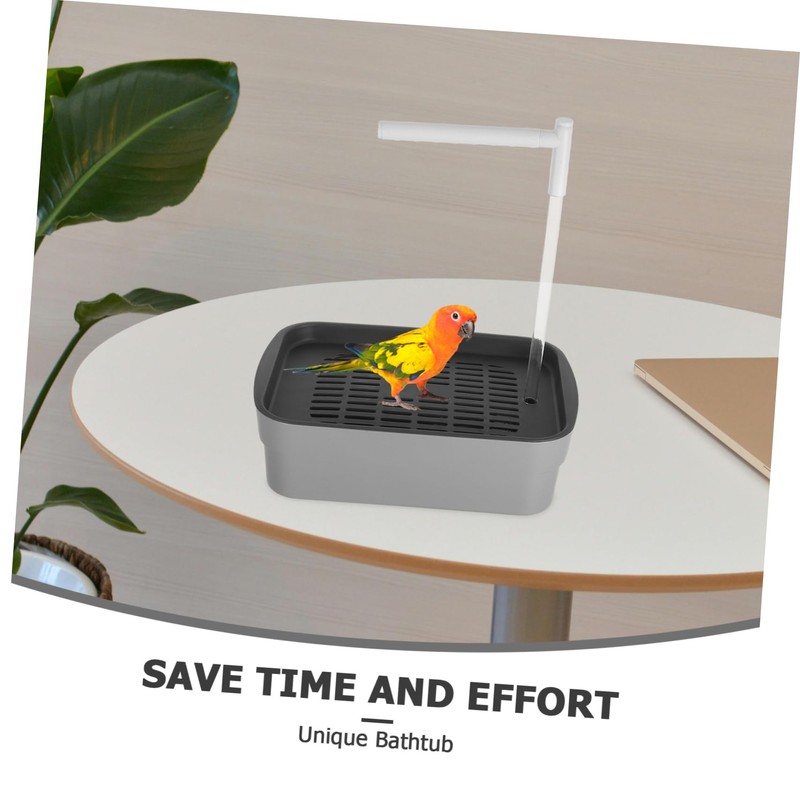 Kisangel Parrot Automatic Bathtub Bathtubs for Parrots Shower for Parrots