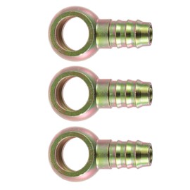 MACHSWON 3pcs Car Banjo Fitting Fuel Line Adapter 18mm ID Hose Barb 15.3mm for Motorcycle Car