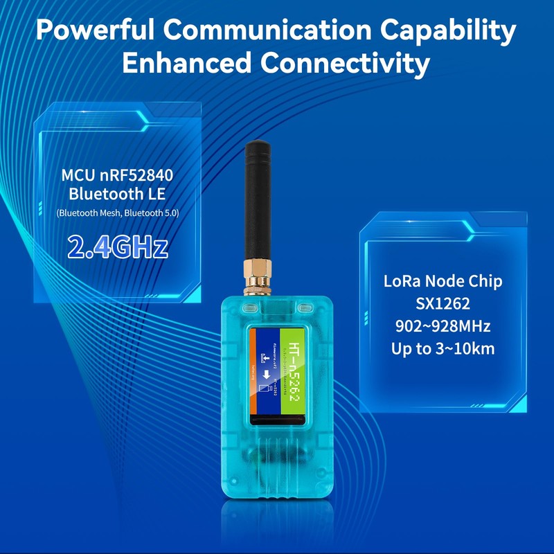 YELUFT Mesh Node T114 with Case & GPS Module, nRF52840
