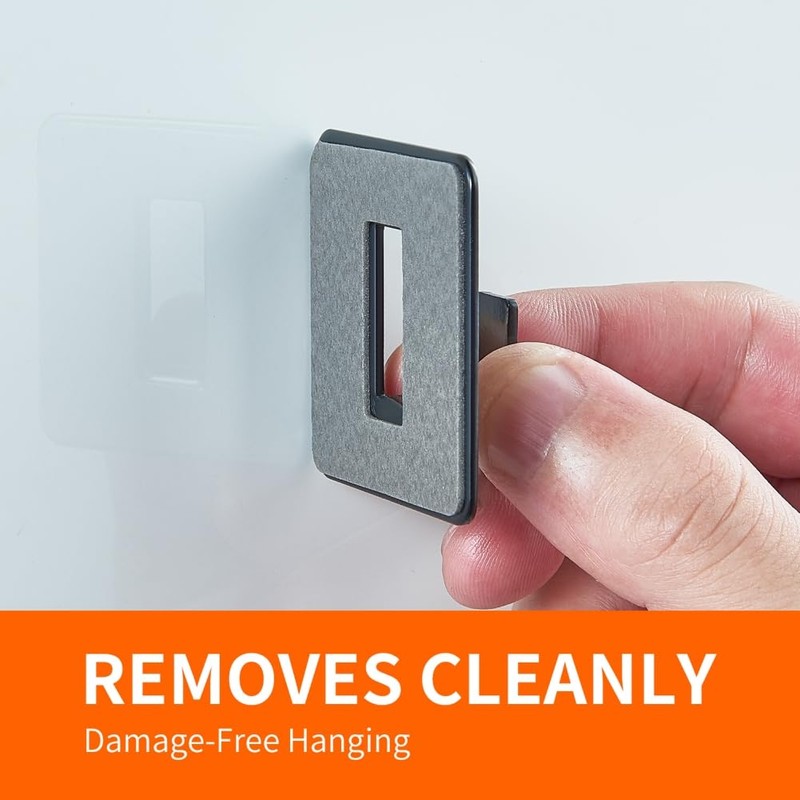 Vinobbi 4 Pack Adhesive Towel Coat Hooks - Heavy-Duty Damage