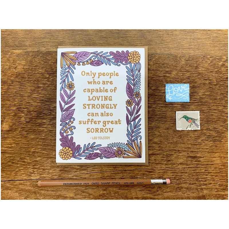 Tolstoy Quote Greeting Card