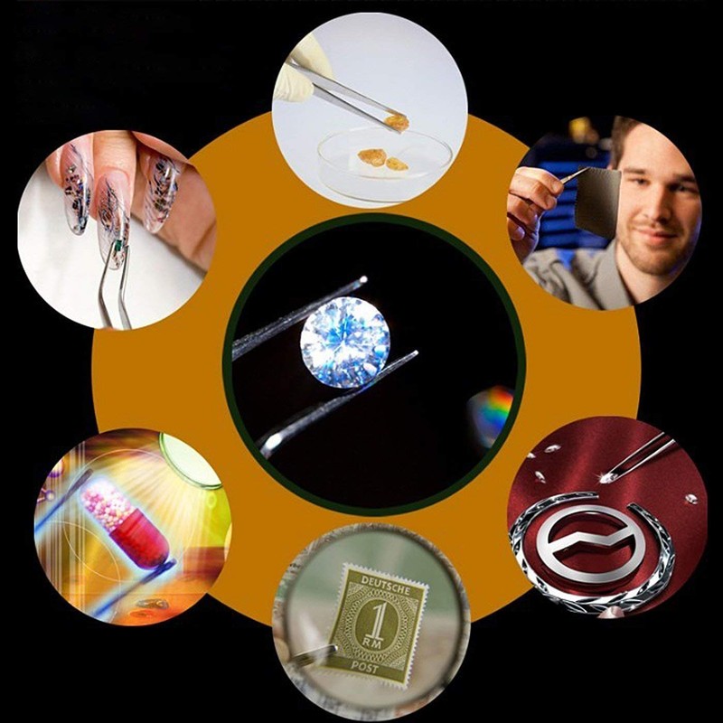 Fadman 5 in 1 Satinless Steel Tweezer Set (Powder Coated).