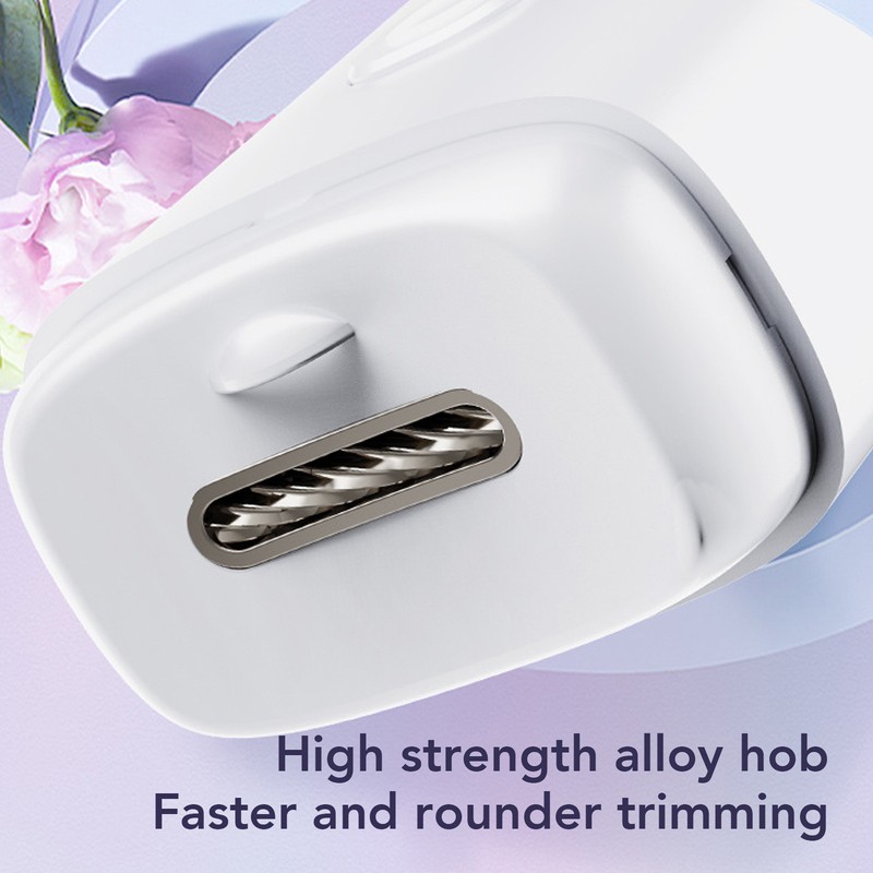 2 In 1 Electric Nail Clipper with Light Grinding Discs