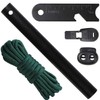 Fire Starter Fire Steel with Multifunctional Scraper, 7 Core Strands