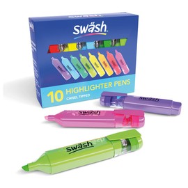 Swash Assorted Premium Highlighters 10-Pieces
