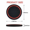 4PCS Car Cup Holder Coasters - 2.75 Inch Non-Slip Insert