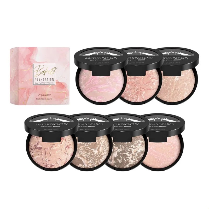 Div Polvo Corrector Compacto: Fija El Maquillaje, Es Ligero,
