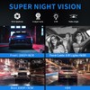 4K Quad Dash Cam - Built-in GPS & WiFi -
