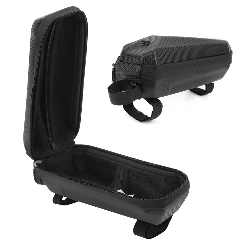 Bicycle Front Frame Bag Waterproof Hard Shell Bike Top Tube