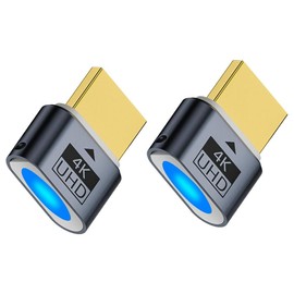 FASTELECTRIC HDMI Interface Analog Plug 4K Display Emulator Host Display Disk Runs Better HDTV Interface Deceiver Adapter Compatible with Windows Mac OSX Linux Support 4kx2k 2160P 1080p (2)