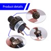 mankk Black 70-100 PSI Air Pressure Switch,1/4"NPT Thread 24V 12V