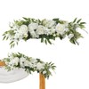 Wedding Arch Flowers,Rustic Flower Swag for Wedding Arch - Artificial