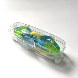CSILOVEE Swimming Goggles, Children, Swim Goggles, Swimming Goggles, 3-14 Years Old, Water Glasses, UV Protection, Anti-Fog, UV Protection, Leak Proof, Lightweight, Clear, Adjustable Belt, Easy