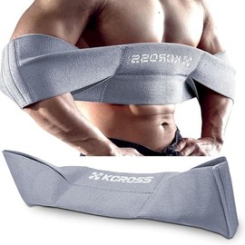 KCROSS Bench Press Band for Men and Women, Weight Lifting Bench Press Band, Push Up Exercise Bench - Colour: Cloud Grey (Over 300lbs)