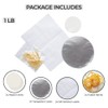 24 x 1lb Jam Pot Covers Labels with Elastic Rubber