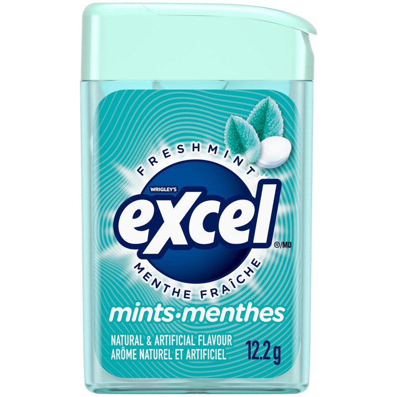 Excel Mints Fresh Mint, 12gm, 12 Count