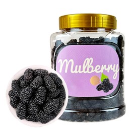 Dried Black Mulberries 14.1oz Black Mulberry Tea Sweet Delicious Dried Fruit Snacks