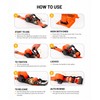 Strapinno E-Track Retractable Ratchet Straps with Wheel Chock Kit, 4500lbs