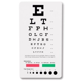 EMI Snellen Pocket Eye Chart EC-PSN