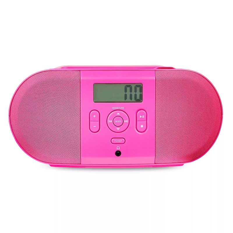 Onn. Portable CD Boombox w/Digital FM Radio CD Player w/2.4RMS