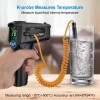 Mestek Infrared thermometer temperature Meter with K Probe
