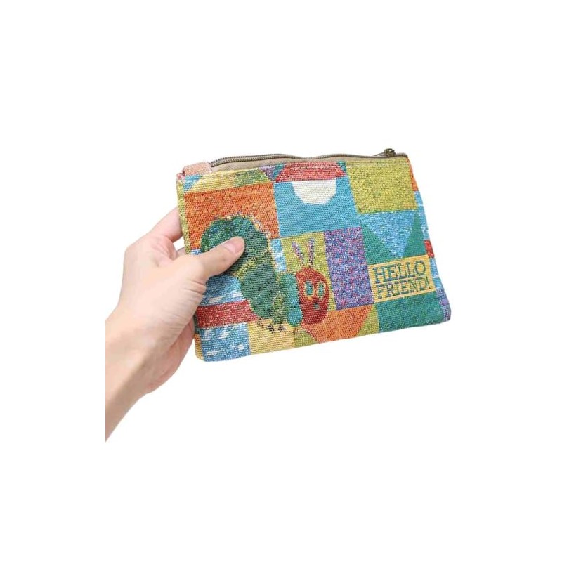 I Planning K4271A Harapeko Aomushi Gobelin Weave Boat Bottom Pouch,