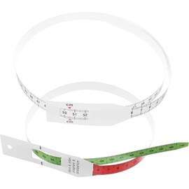 Holibanna Cinta Métrica para Brazo y Perímetro Cefálico 2 Piezas Set Pp Blanco 70 Cm y Colorido 56 Cm Herramienta de Medición Corporal para Bebés y Uso Doméstico