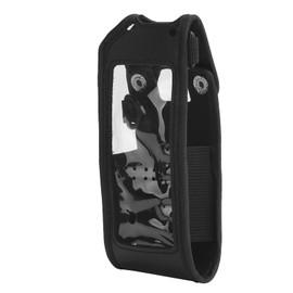 Acouto Portable Walkie Talkie Leather Case Protective Bag for ATD878UV Two Way Radio with Lanyard PU Leather Soft Cover Case, Bag for ATD878UV Two Way Radio, with Lanyar