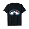 Ski Glasses Ski Goggles Mountains Skiing Skier T-Shirt