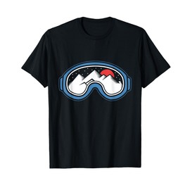 Ski Glasses Ski Goggles Mountains Skiing Skier T-Shirt