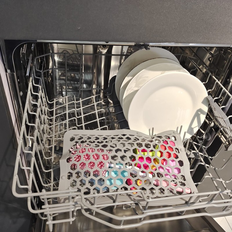 REVEX Silicone Dishwasher Bag,Dishwasher Basket for Baby Items,Baby Bottle Dishwasher
