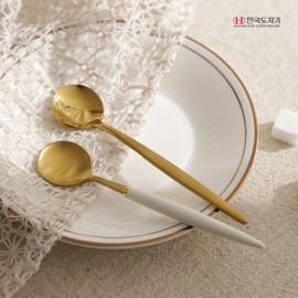 B Teaspoon 1p White Bone China Tableware Bowl / B 티스푼 1p 화이트 본차이나 식기 그릇