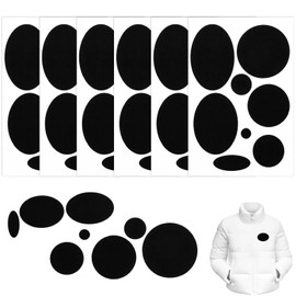 Niksultant 48 PCS,6 Sheets In Total Puffer Jacket Repair Patch Jacket Patches,Selfadhesive Repair Patches for Down Jacket,Washable Outwear Repair Patches For Puffer