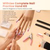 Wilfniee Practice Hand for Acrylic Nails: Nail Tips Won't Fall