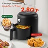 MIRASTON 2.8QT Digital Air Fryer, Space-Saving Mini Personal Air Fryers,