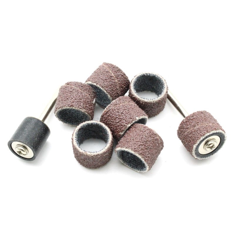 TEMO 100 pc 1/2 Inch Sand Drum Grit 60 Coarse