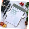 TEHAUX Small Size A5 Daily Work Planner Checklists Notepad Daily