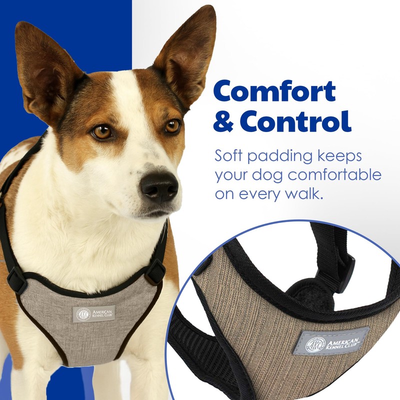 AKC Premium Padded Step-in Dog Harness – Soft Comfort Fit