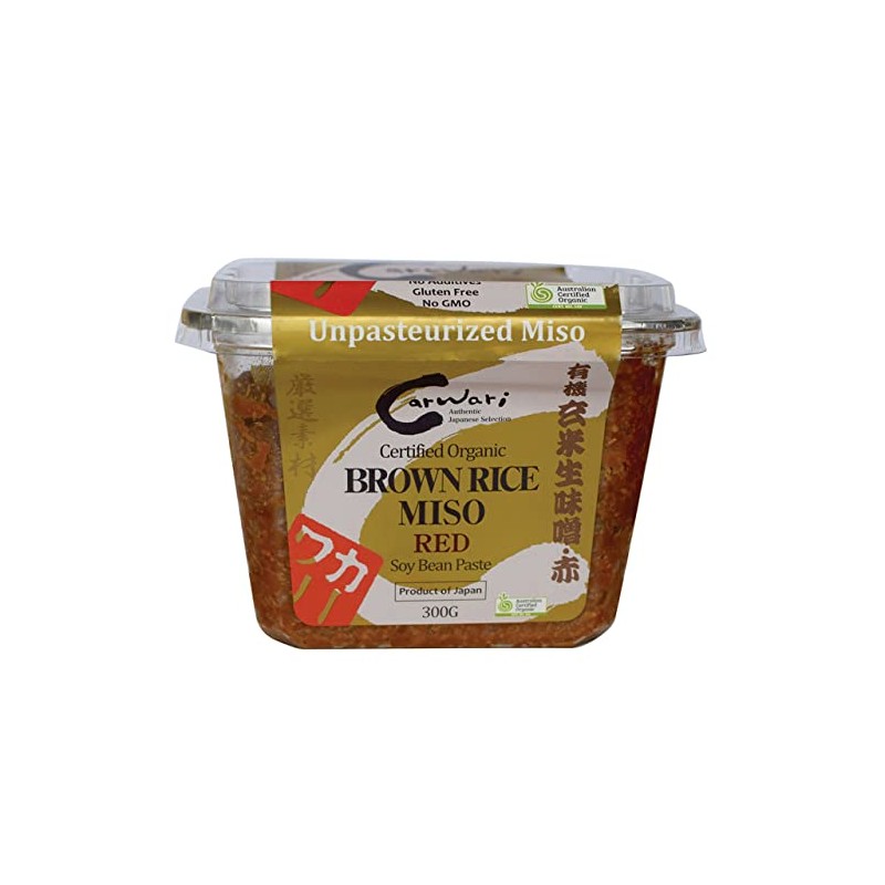 Carwari Organic Brown Rice Red Miso Paste 300 g