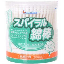 Leader Spiral Swab 200 Pieces