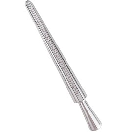 3Pcs Ring Sizer Measuring Tool Set, Reusable Stainless Steel Ring Gauges Finger Sizer Ring Mandrel Sizer Ring Sizer Belt Tools for Men Women Jewelry Wedding Rings US 0-13 with Half Size