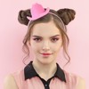 FOMIYES 2pcs Pink Cowgirl Hat Headband Stylish Western Theme Accessories