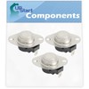 3-Pack 3390291 Dryer Thermostat Replacement for Roper REL4636BW1 Dryer -