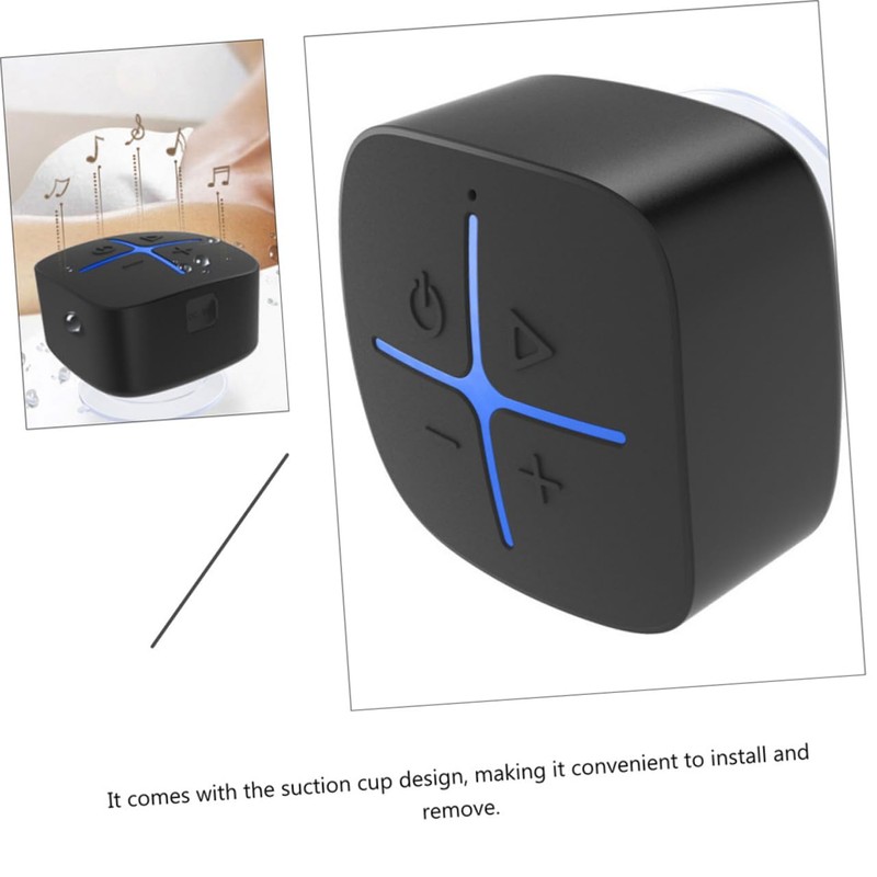 TEHAUX Bathroom Mini Sound System Waterproof Wireless Sound Equipment Suction