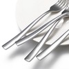 8-Piece Dinner Forks Set, Food Grade Stainless Steel Silverware Fork,