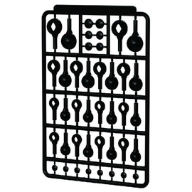 Hobby Base Premium Parts Collection Articulating Technique Sphere Joint Large Dark Gray Plastic Model Parts PPC-T125