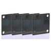 Bobco Metals 5”X5” Weldable Square Steel Metal Baseplate - A36