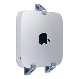 P3D-Lab Wall Mount Bracket for Mac Mini 2010-2021- 3 Years Warranty - Made in UK (Silver)