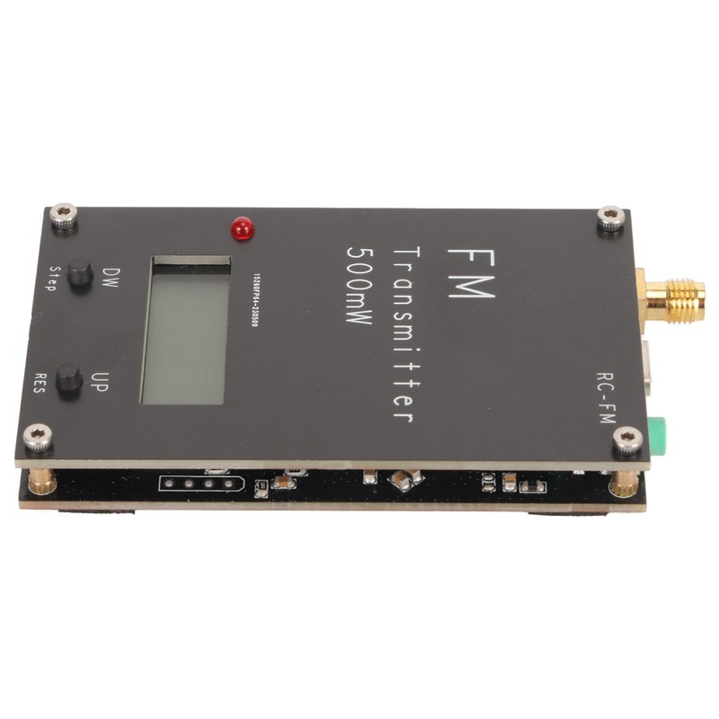 500mW FM Transmitter with LCD Screen 2000M 500mW 88‑108MHz FM