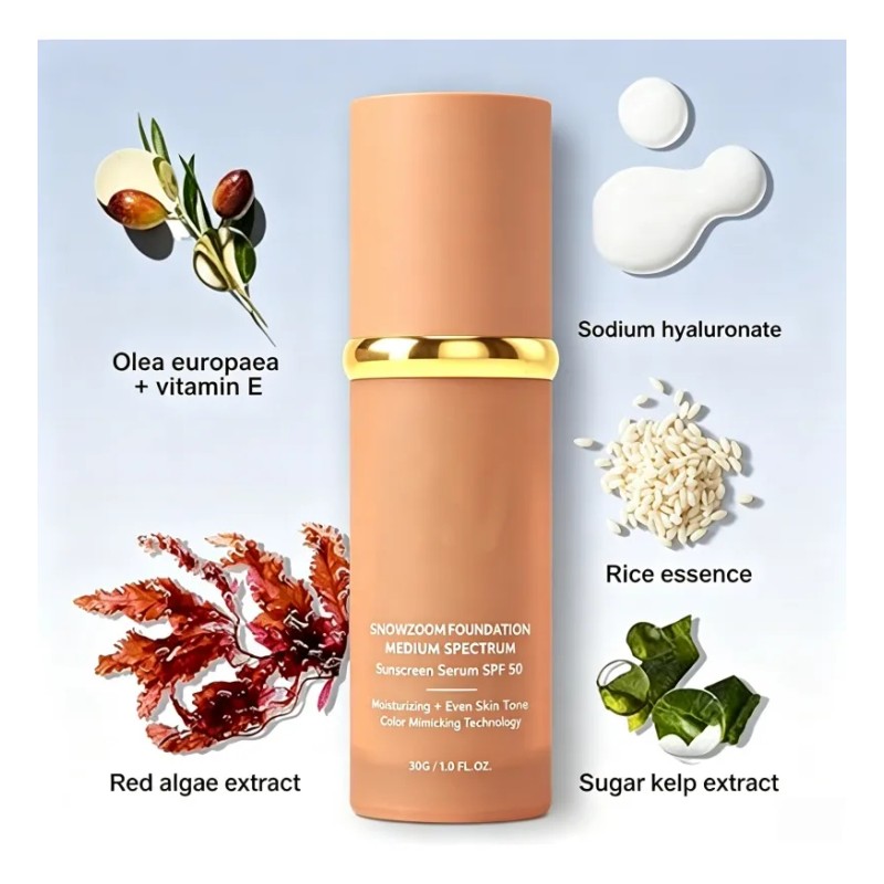 4-in-1 Foundation, Moisturizing Base That Changes From